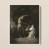 An Incantation - John Dixon Art Print / Canvas, 12x16’’ / 31x41cm / White Frame, Posters Prints & Visual Artwork, Toby Leon