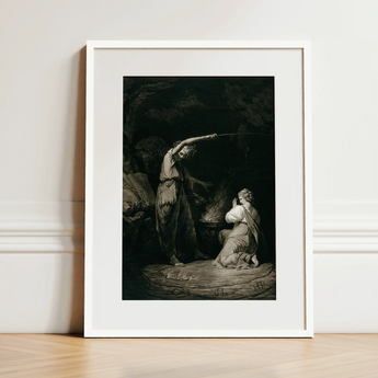 An Incantation - John Dixon Art Print / Canvas, 12x16’’ / 31x41cm / White Frame / Matboard, Posters Prints & Visual Artwork, Toby Leon