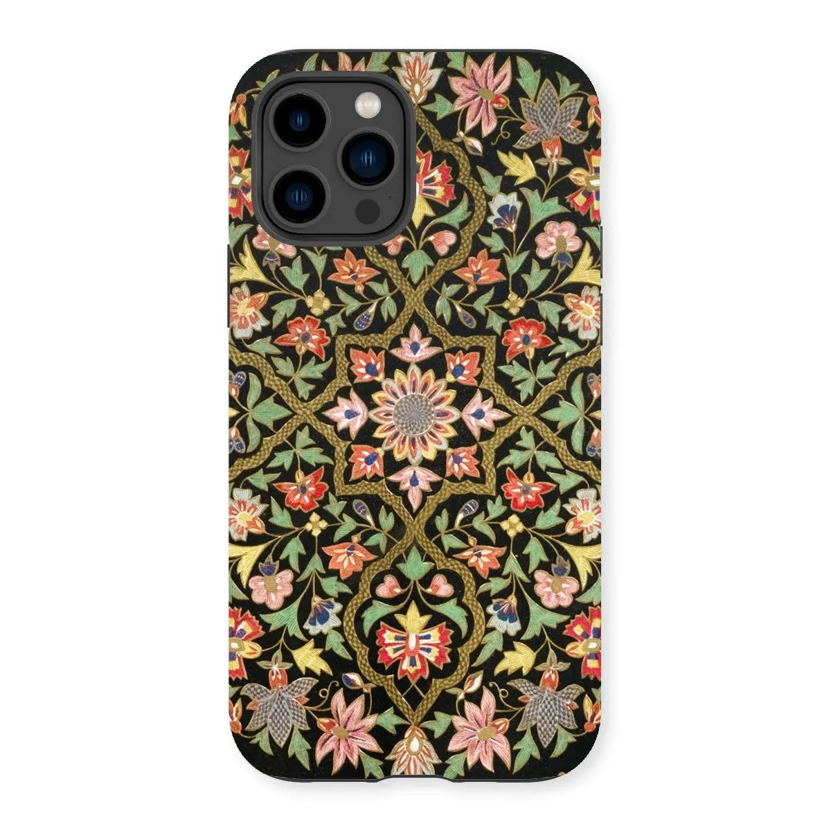 Indian Embroidery - Aesthetic Pattern Art Phone Case - Iphone 14 Pro / Matte - Mobile Phone Cases - Aesthetic Art