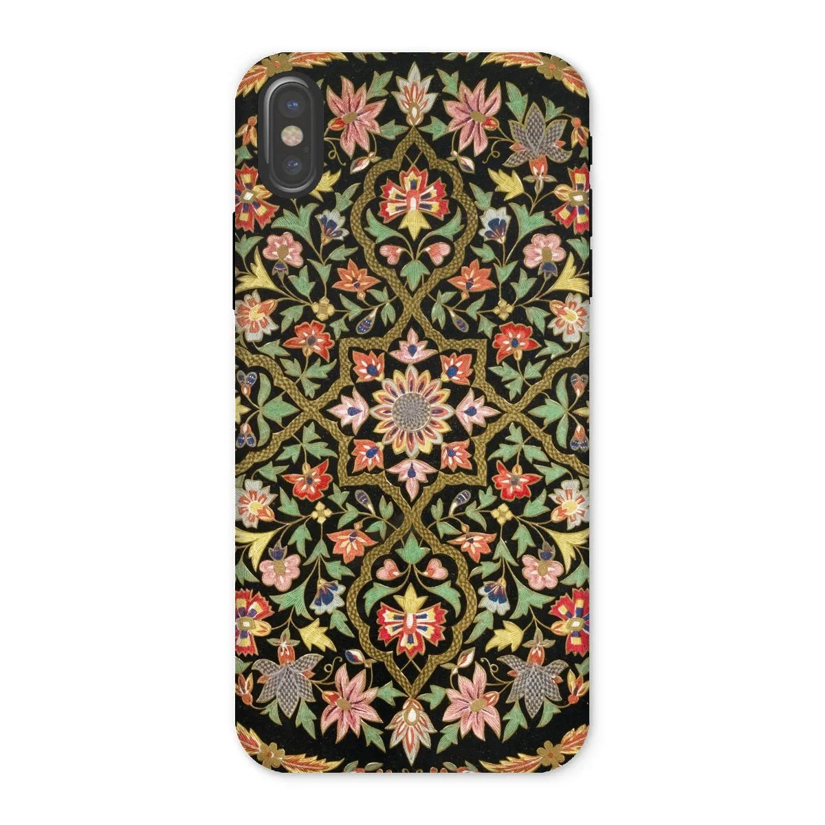 Indian Embroidery - Aesthetic Pattern Art Phone Case - Iphone x / Matte - Mobile Phone Cases - Aesthetic Art