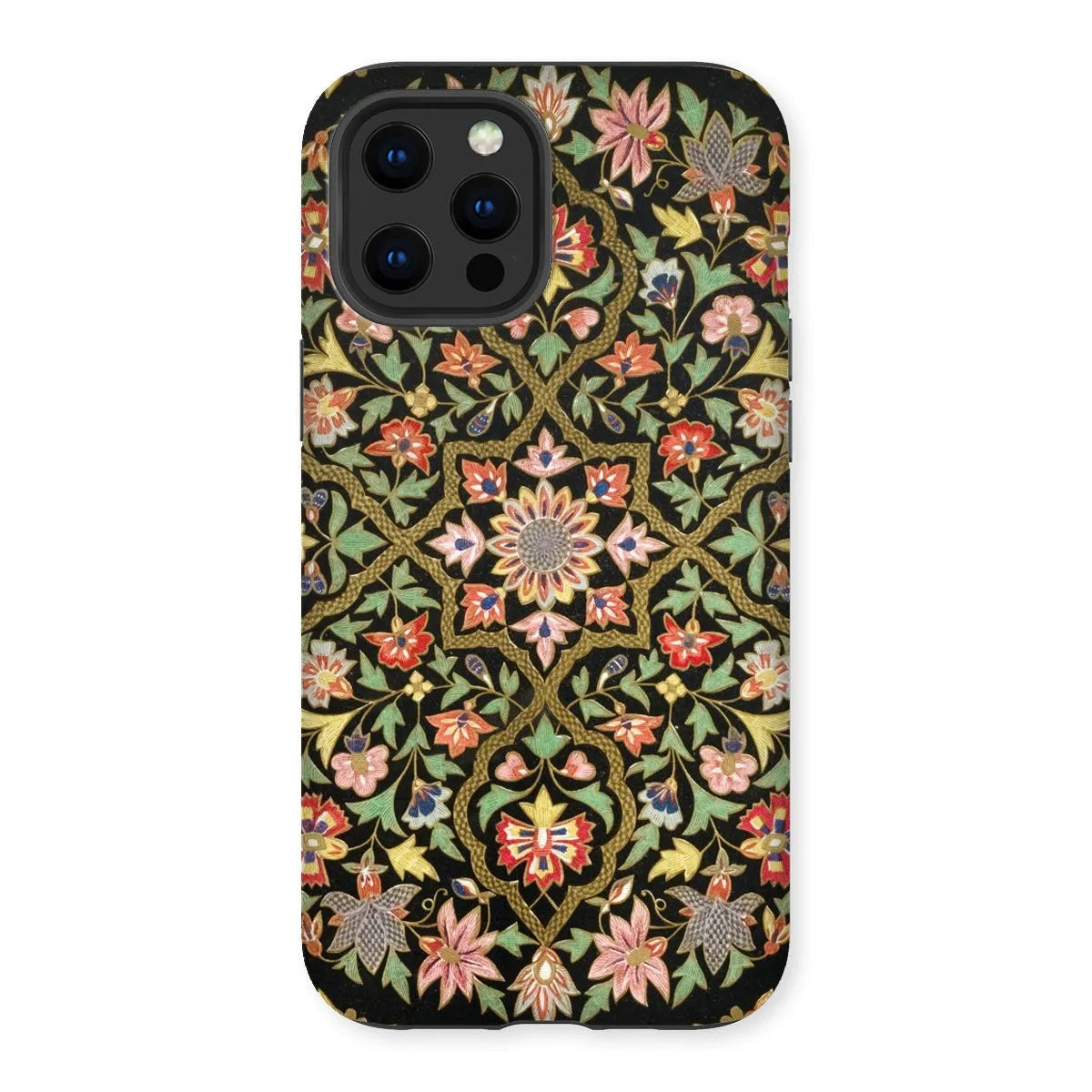 Indian Embroidery - Aesthetic Pattern Art Phone Case - Iphone 12 Pro Max / Matte - Mobile Phone Cases - Aesthetic Art