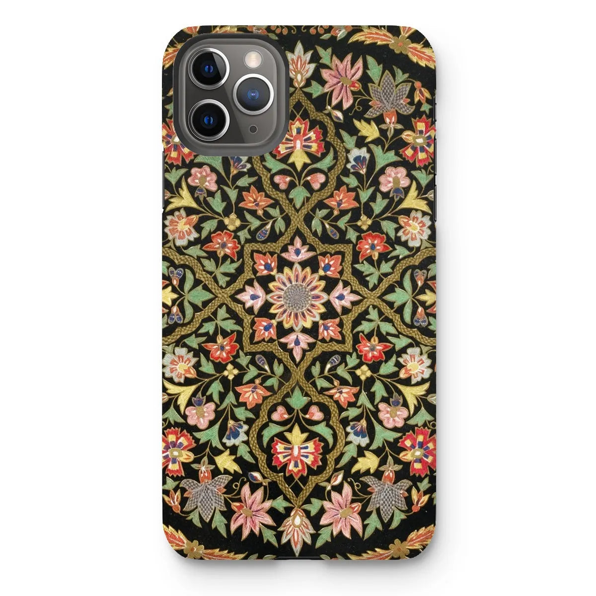 Indian Embroidery - Aesthetic Pattern Art Phone Case - Iphone 11 Pro Max / Matte - Mobile Phone Cases - Aesthetic Art