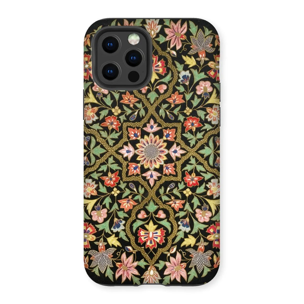Indian Embroidery - Aesthetic Pattern Art Phone Case - Iphone 12 Pro / Matte - Mobile Phone Cases - Aesthetic Art