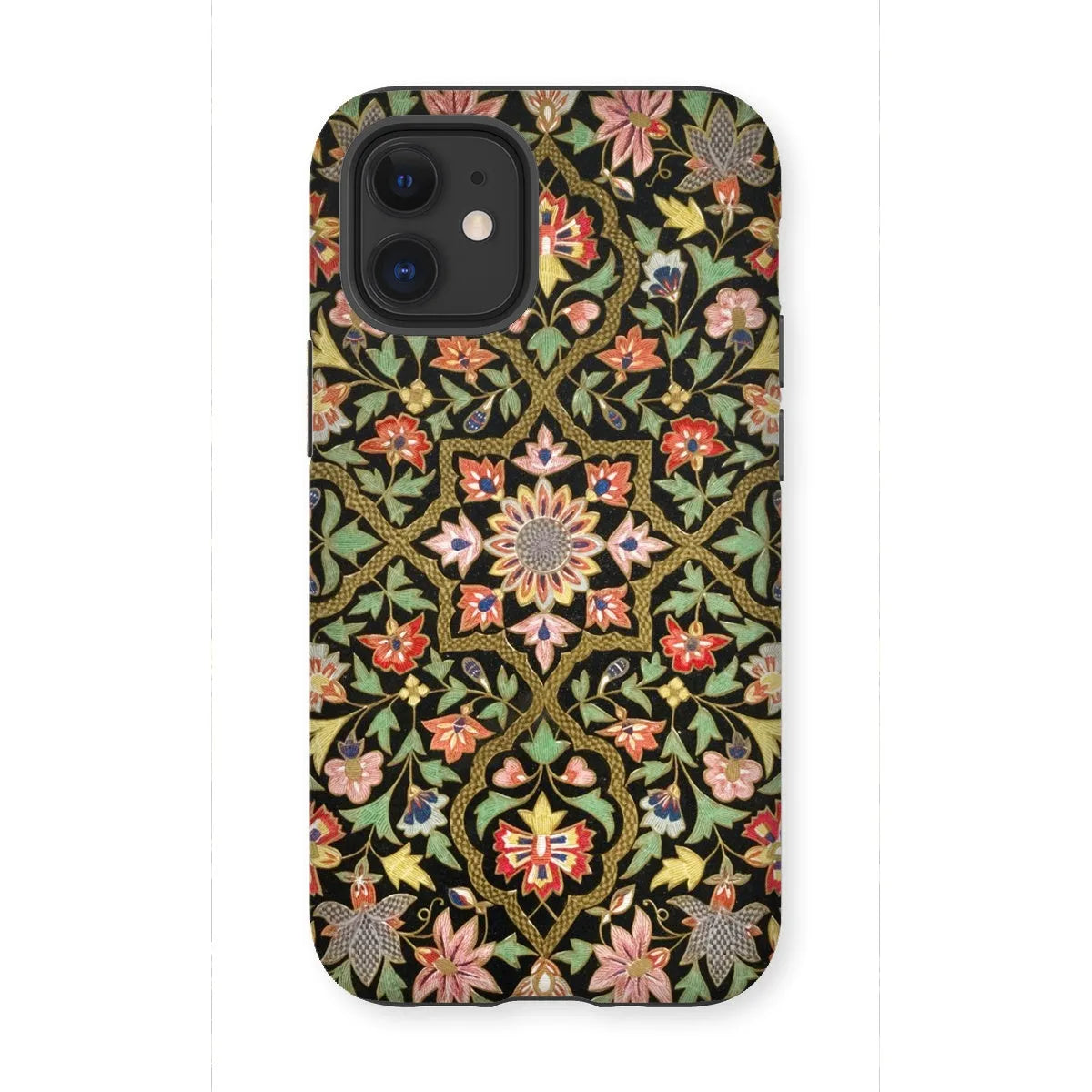 Indian Embroidery - Aesthetic Pattern Art Phone Case - Iphone 12 Mini / Matte - Mobile Phone Cases - Aesthetic Art