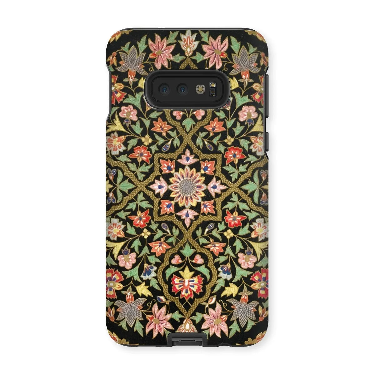 Indian Embroidery - Aesthetic Pattern Art Phone Case - Samsung Galaxy S10e / Matte - Mobile Phone Cases - Aesthetic Art