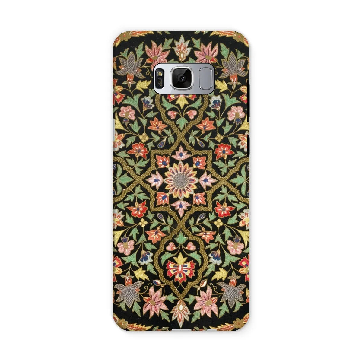Indian Embroidery - Aesthetic Pattern Art Phone Case - Samsung Galaxy S8 / Matte - Mobile Phone Cases - Aesthetic Art