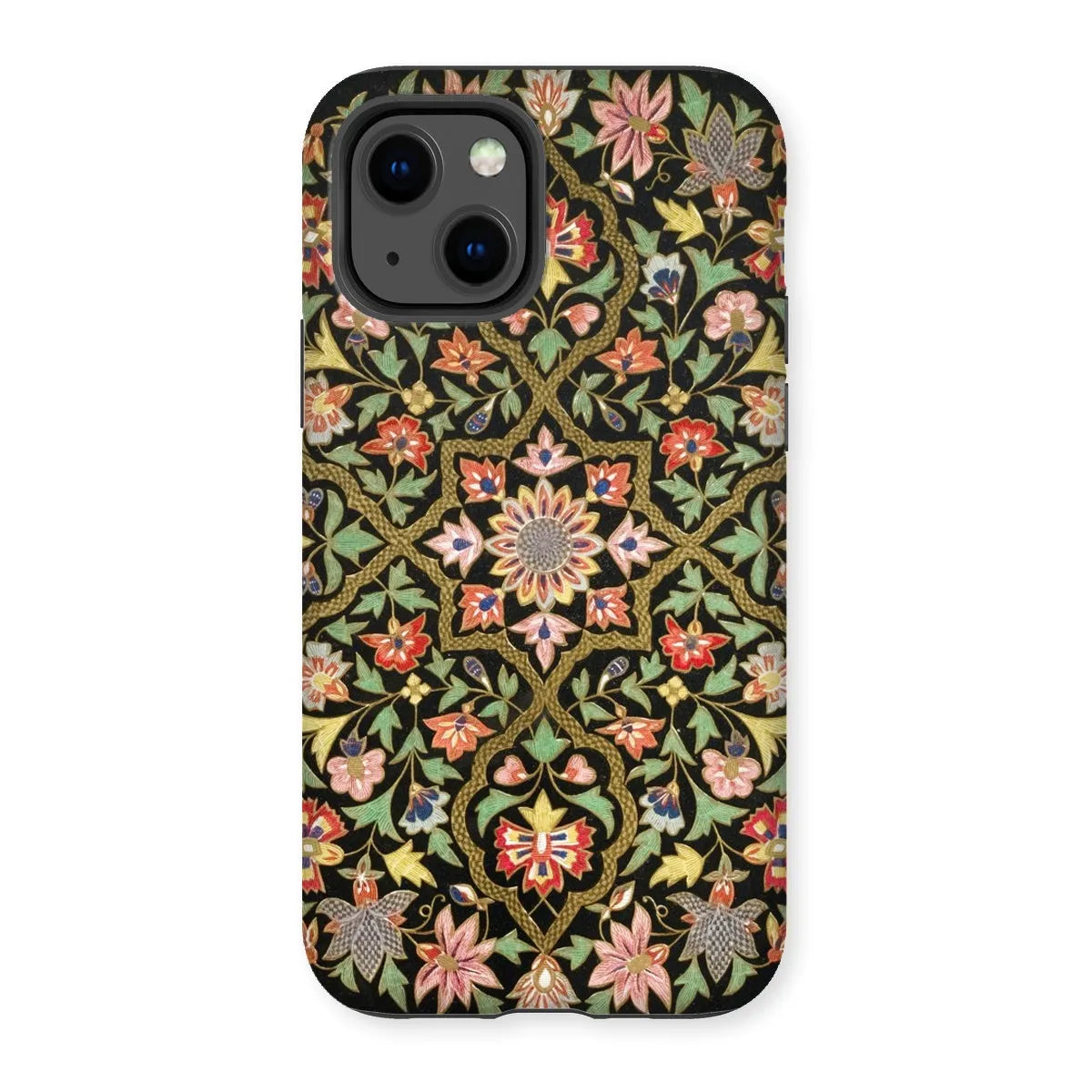 Indian Embroidery - Aesthetic Pattern Art Phone Case - Iphone 13 / Matte - Mobile Phone Cases - Aesthetic Art