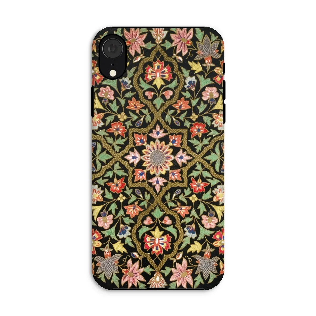 Indian Embroidery - Aesthetic Pattern Art Phone Case - Iphone Xr / Matte - Mobile Phone Cases - Aesthetic Art