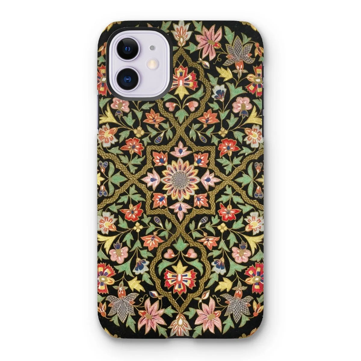 Indian Embroidery - Aesthetic Pattern Art Phone Case - Iphone 11 / Matte - Mobile Phone Cases - Aesthetic Art