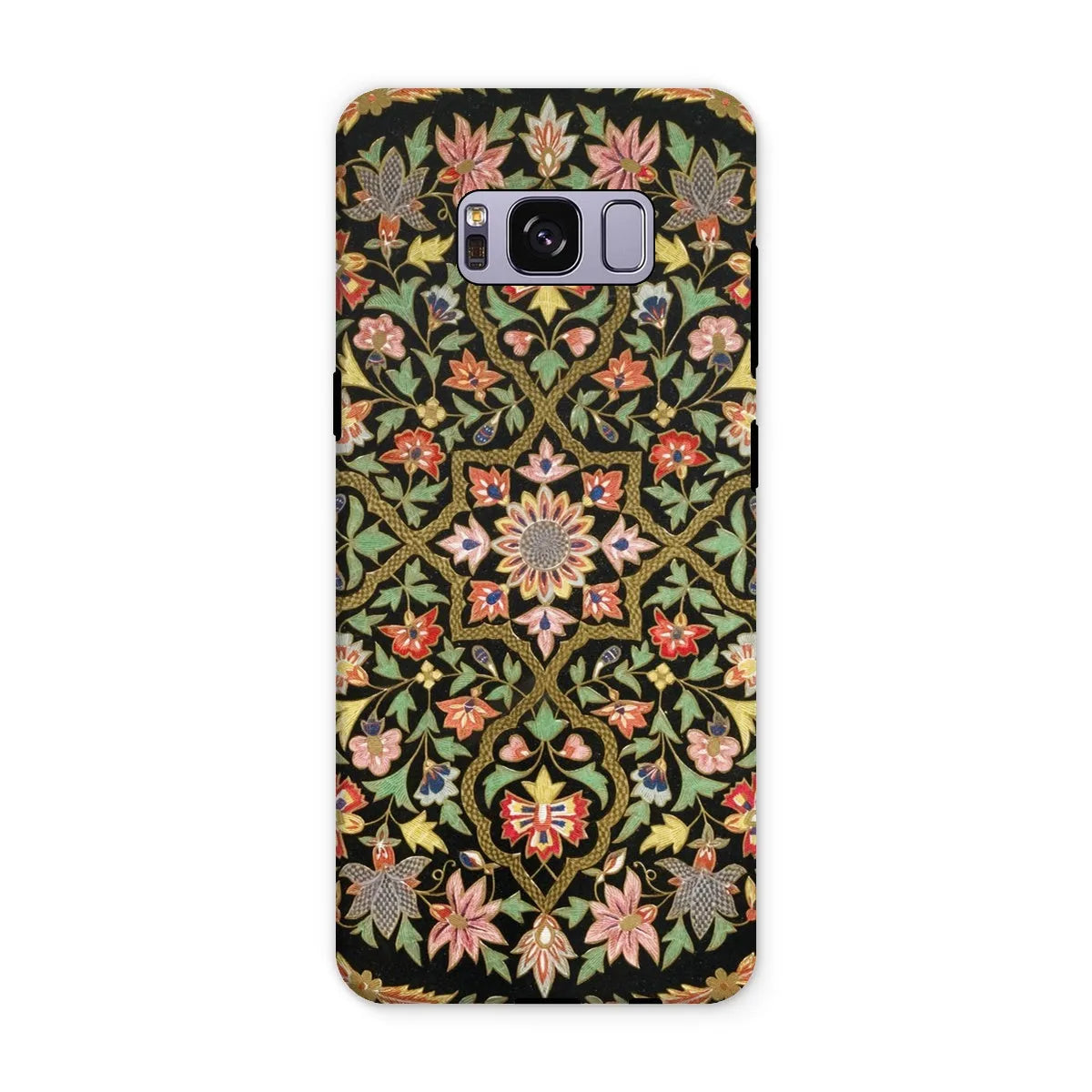 Indian Embroidery - Aesthetic Pattern Art Phone Case - Samsung Galaxy S8 Plus / Matte - Mobile Phone Cases - Aesthetic