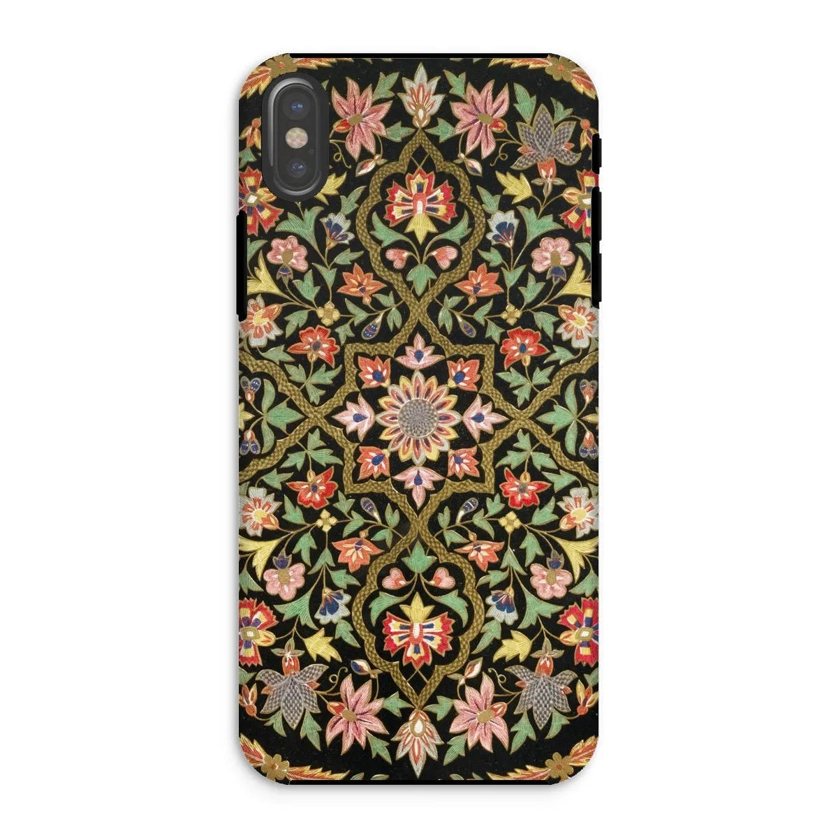 Indian Embroidery - Aesthetic Pattern Art Phone Case - Iphone Xs / Matte - Mobile Phone Cases - Aesthetic Art