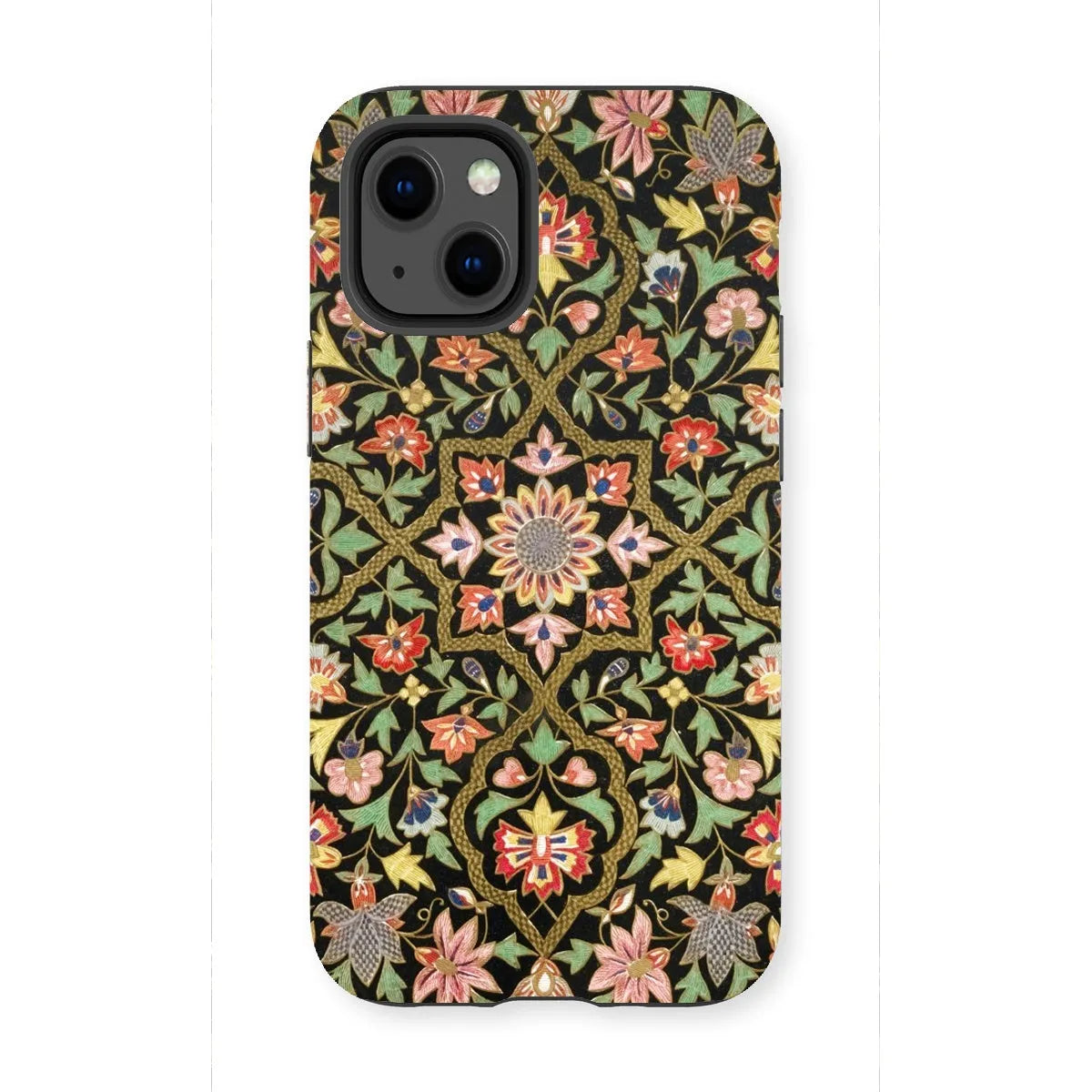 Indian Embroidery - Aesthetic Pattern Art Phone Case - Iphone 13 Mini / Matte - Mobile Phone Cases - Aesthetic Art