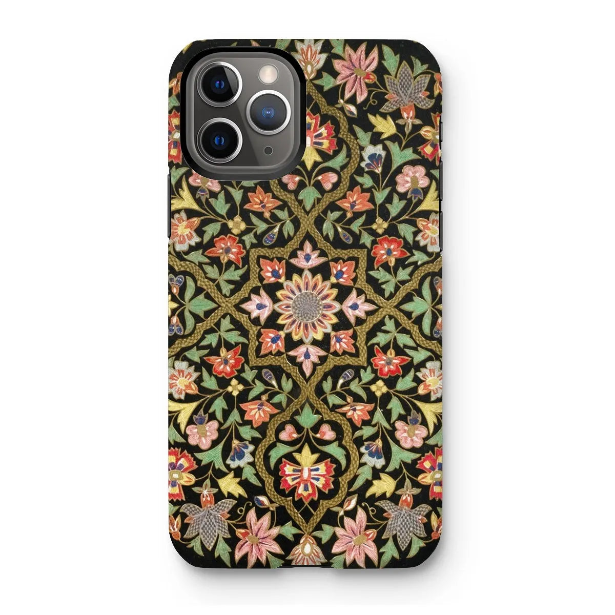 Indian Embroidery - Aesthetic Pattern Art Phone Case - Iphone 11 Pro / Matte - Mobile Phone Cases - Aesthetic Art
