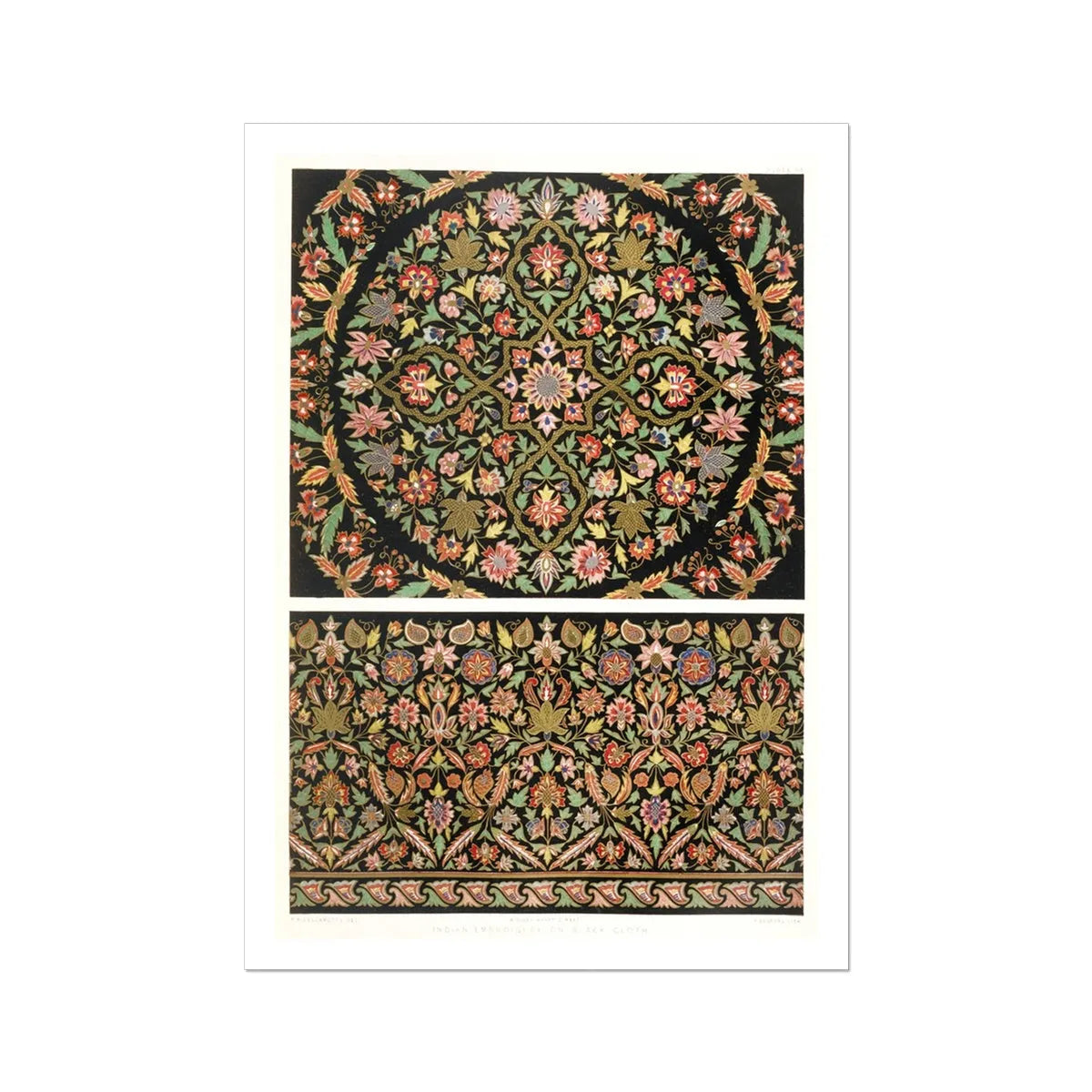 Indian Embroidery Fine Art Print - 20’x28’ - Posters Prints & Visual Artwork - Aesthetic Art