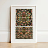 Indian Embroidery - Matthew Digby Wyatt Art Print / Canvas, 12x18’’ / 31x46cm / White Frame / Matboard, Posters Prints & Visual Artwork,