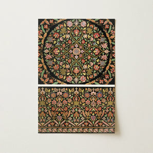 Indian Embroidery - Matthew Digby Wyatt Art Print / Canvas, 12x18’’ / 31x46cm / Unframed / no Border, Posters Prints & Visual Artwork, Toby