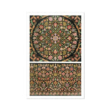 Indian Embroidery - Matthew Digby Wyatt Art Print / Canvas Ornate Floral Pattern Design Pink Green Botanical Motifs Matthew Digby Wyatt,