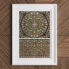 Indian Embroidery Matthew Digby Wyatt Art Print, Framed Artwork Intricate Floral Botanical Patterns Vintage Art