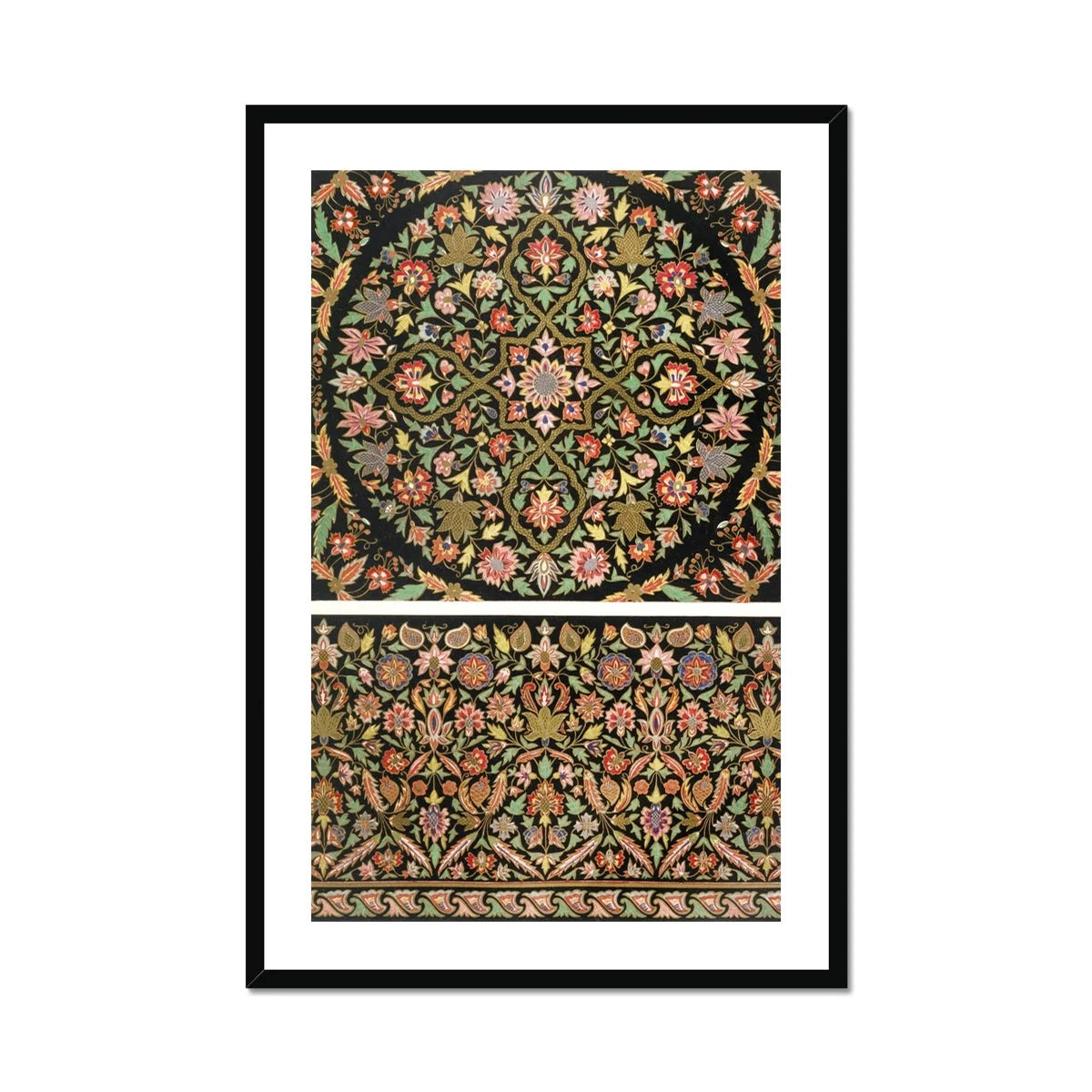 Indian Embroidery - Matthew Digby Wyatt Art Print Posters Prints & Visual Artwork