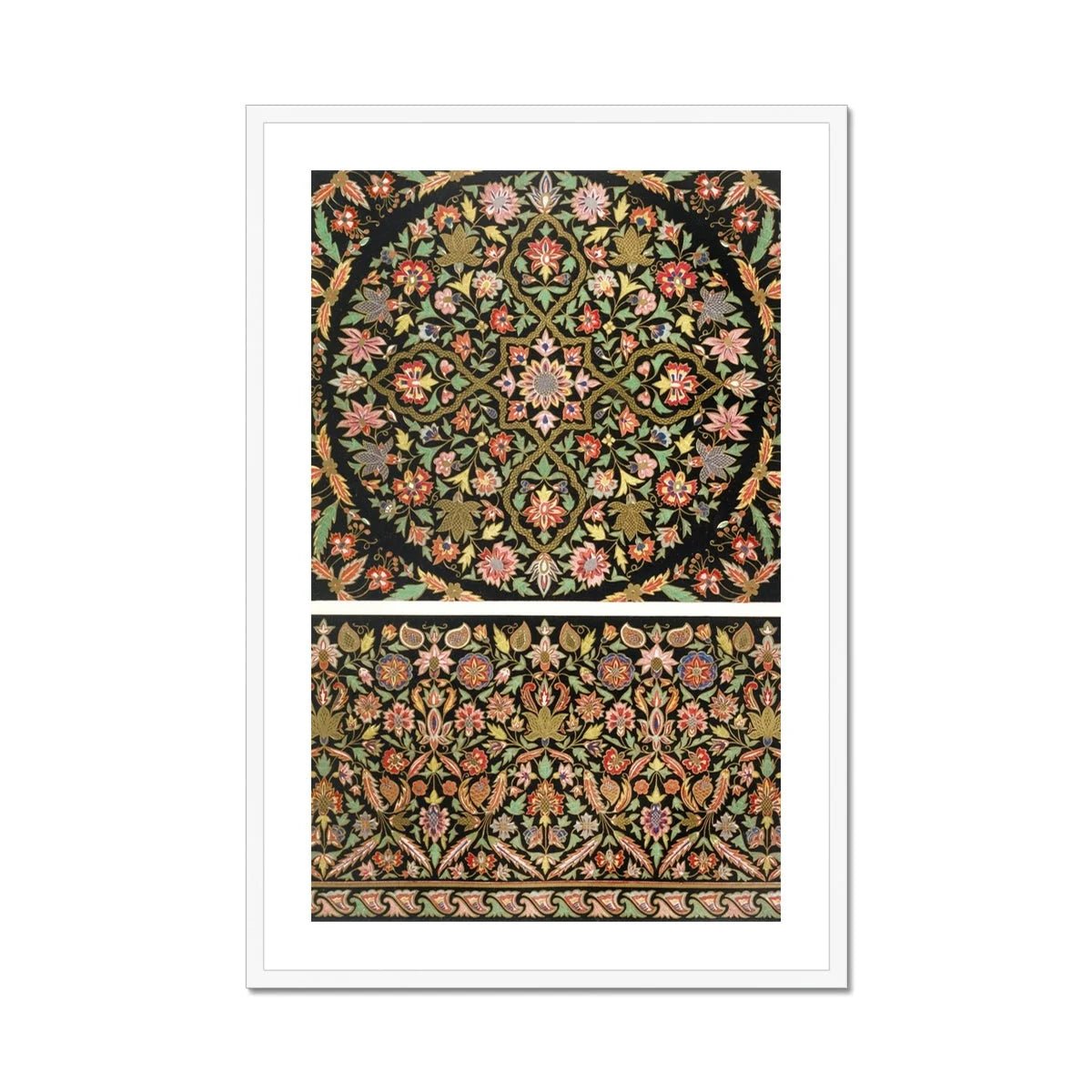 Indian Embroidery - Matthew Digby Wyatt Art Print Posters Prints & Visual Artwork