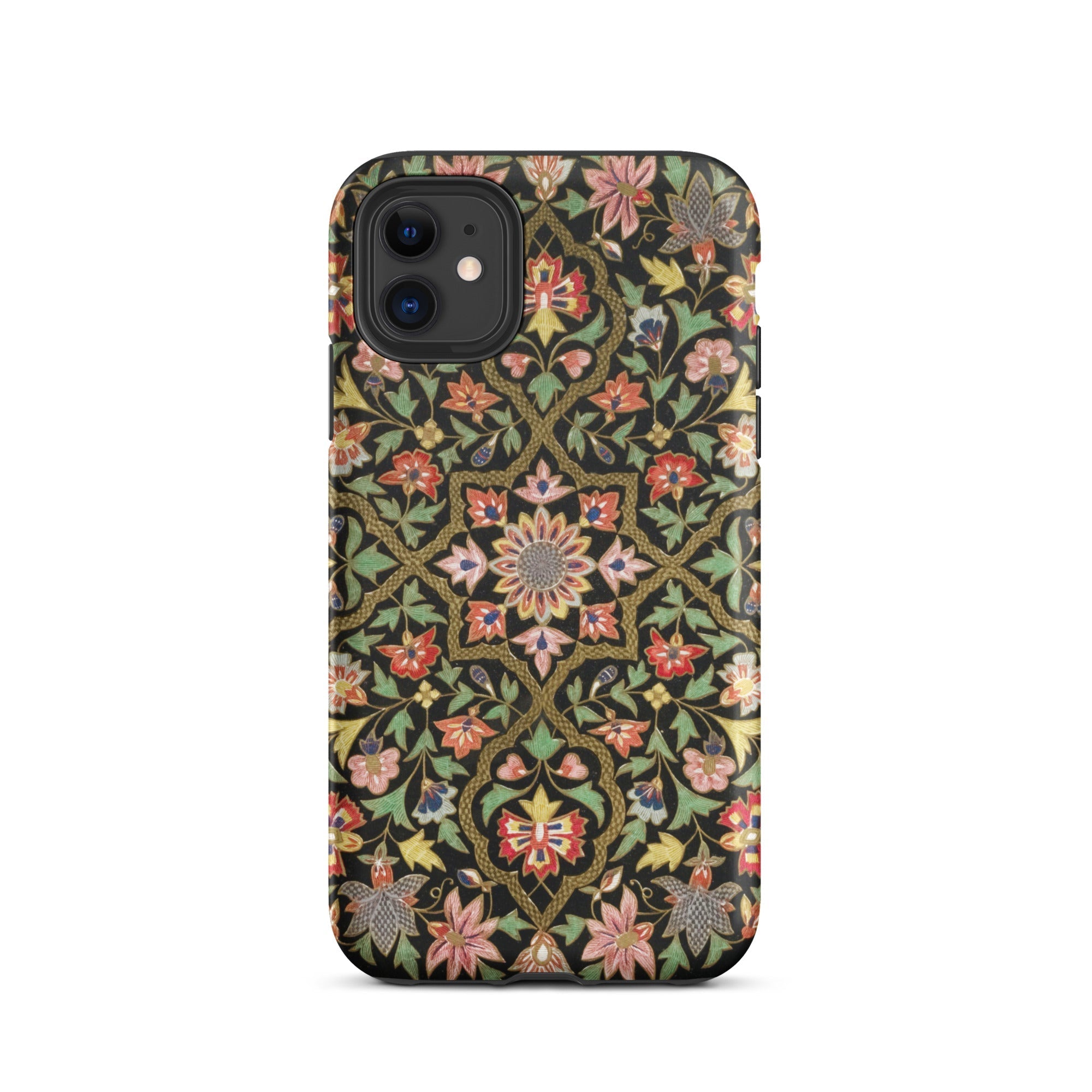 Indian Embroidery - Matthew Digby Wyatt Iphone Case, 11 / Matte, Floral Patterned Phone Case