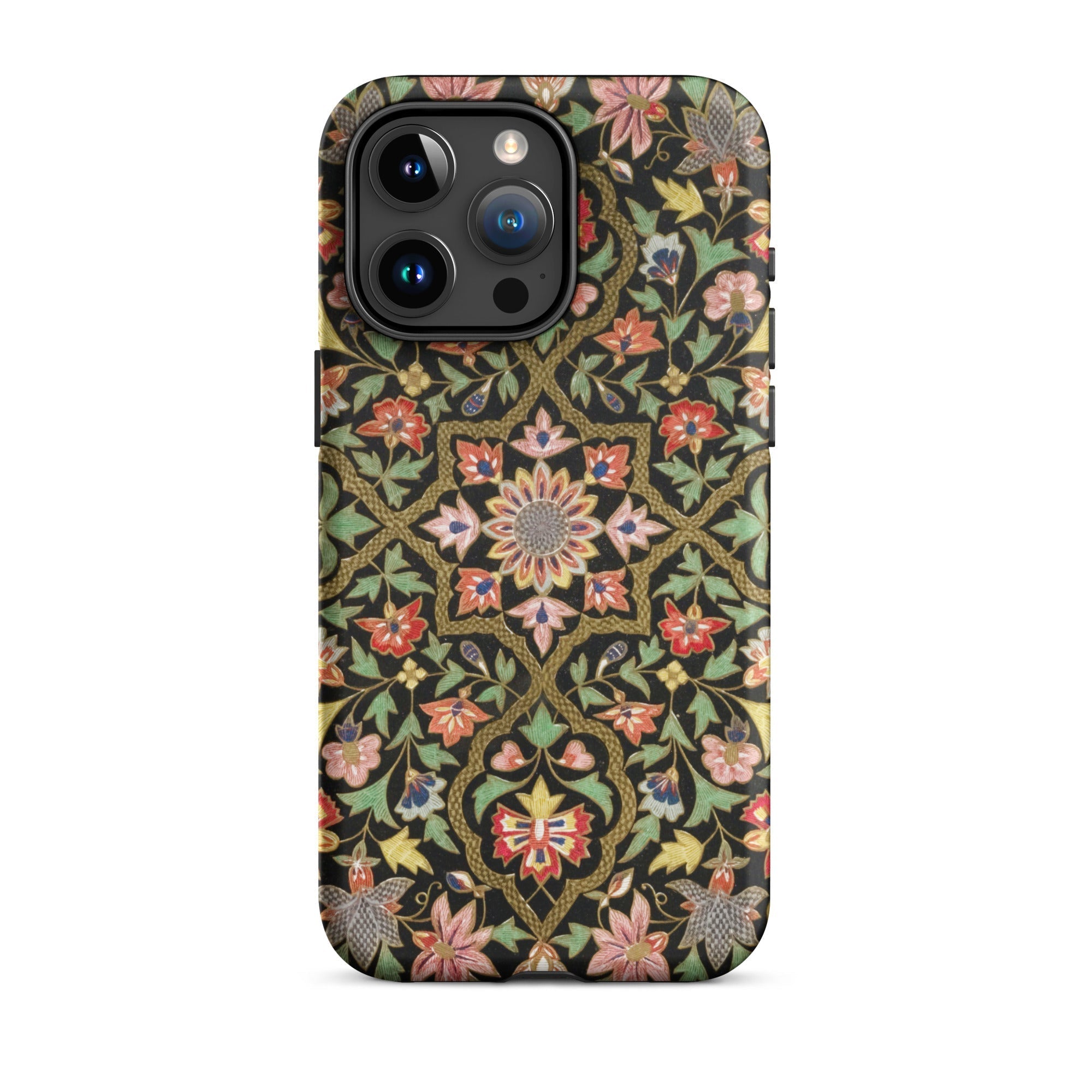 Indian Embroidery - Matthew Digby Wyatt Iphone Case, 15 Pro Max / Matte, Floral Patterned Phone Case