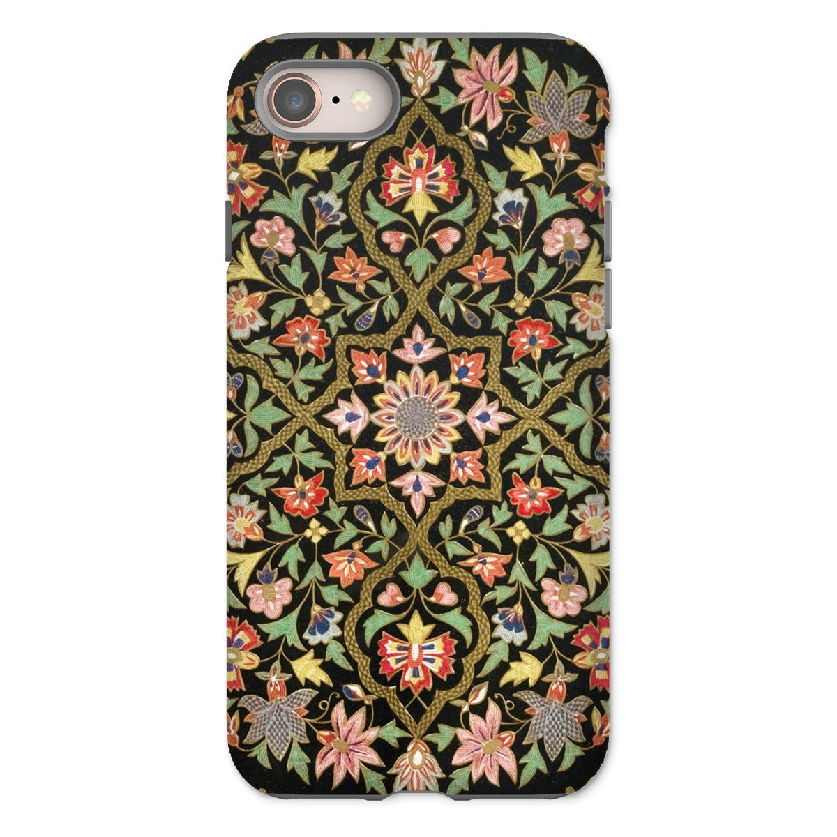 Indian Embroidery Matthew Digby Wyatt Iphone Case, 8 / Matte, Ornate Floral Patterned Phone Case Intricate Botanical Designs