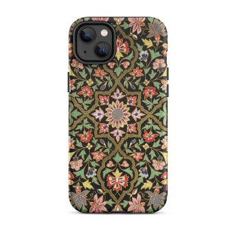 Indian Embroidery - Matthew Digby Wyatt Phone Case Iphone 14 Plus / Matte Floral Patterned Phone Case Matthew Digby Wyatt, Indian