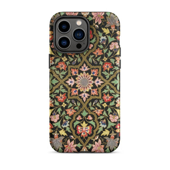 Indian Embroidery - Matthew Digby Wyatt Phone Case Iphone 14 Pro Max / Matte Floral Patterned Phone Case Matthew Digby Wyatt, Indian
