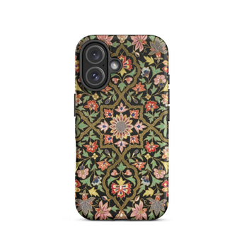 Indian Embroidery - Matthew Digby Wyatt Phone Case Iphone 16 / Matte Floral Patterned Phone Case Matthew Digby Wyatt, Indian Embroidery,