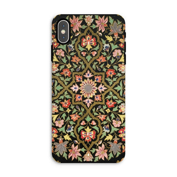 Indian Embroidery - Matthew Digby Wyatt Phone Case Iphone Xs Max / Matte Ornate Floral Patterned Phone Case Intricate Botanical Designs