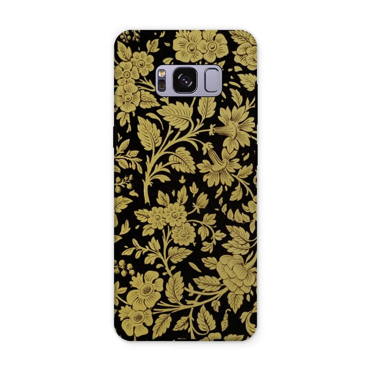 Indian Gold Lacquer - Aesthetic Pattern Art Phone Case - Samsung Galaxy S8 Plus / Matte - Mobile Phone Cases