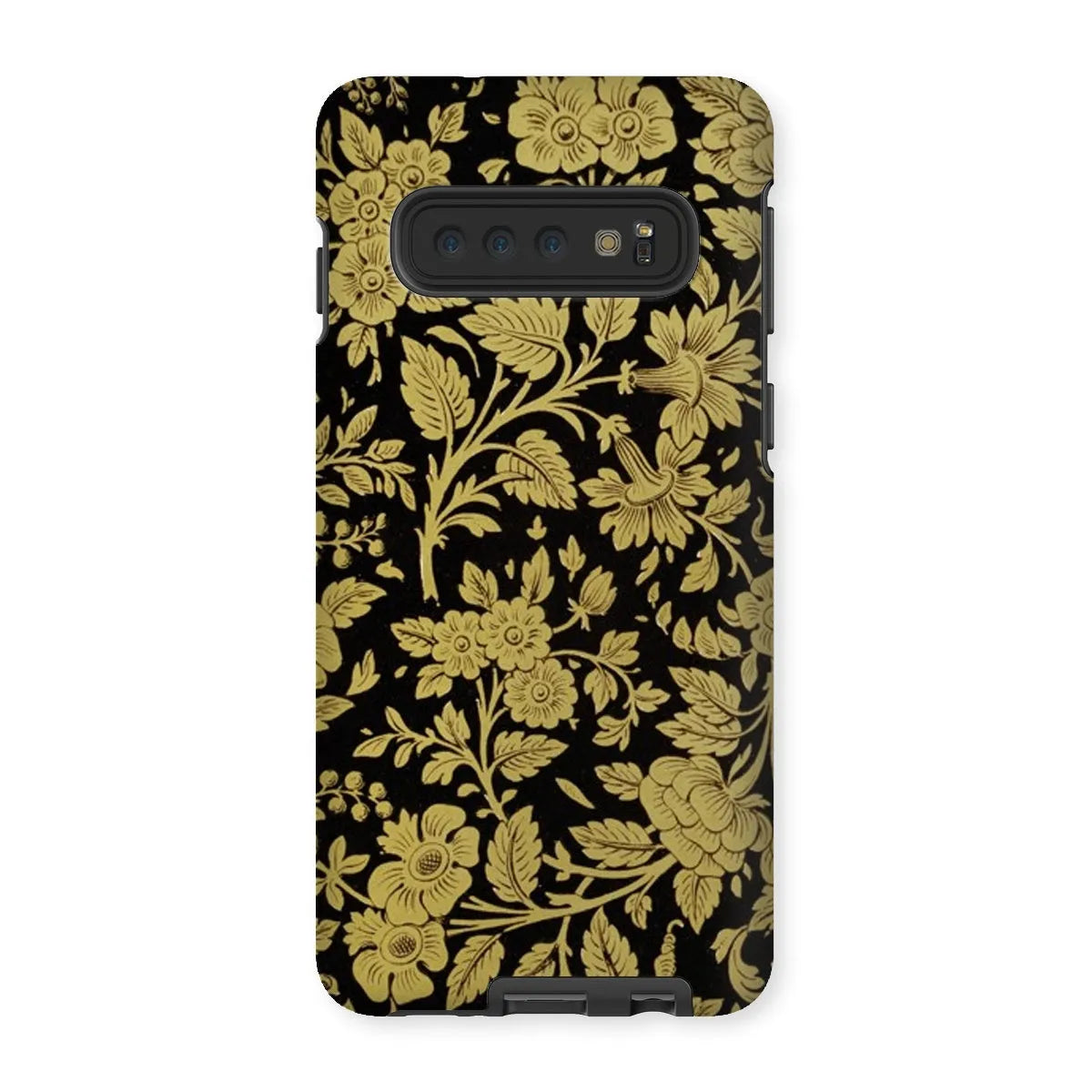 Indian Gold Lacquer - Aesthetic Pattern Art Phone Case - Samsung Galaxy S10 / Matte - Mobile Phone Cases - Aesthetic Art