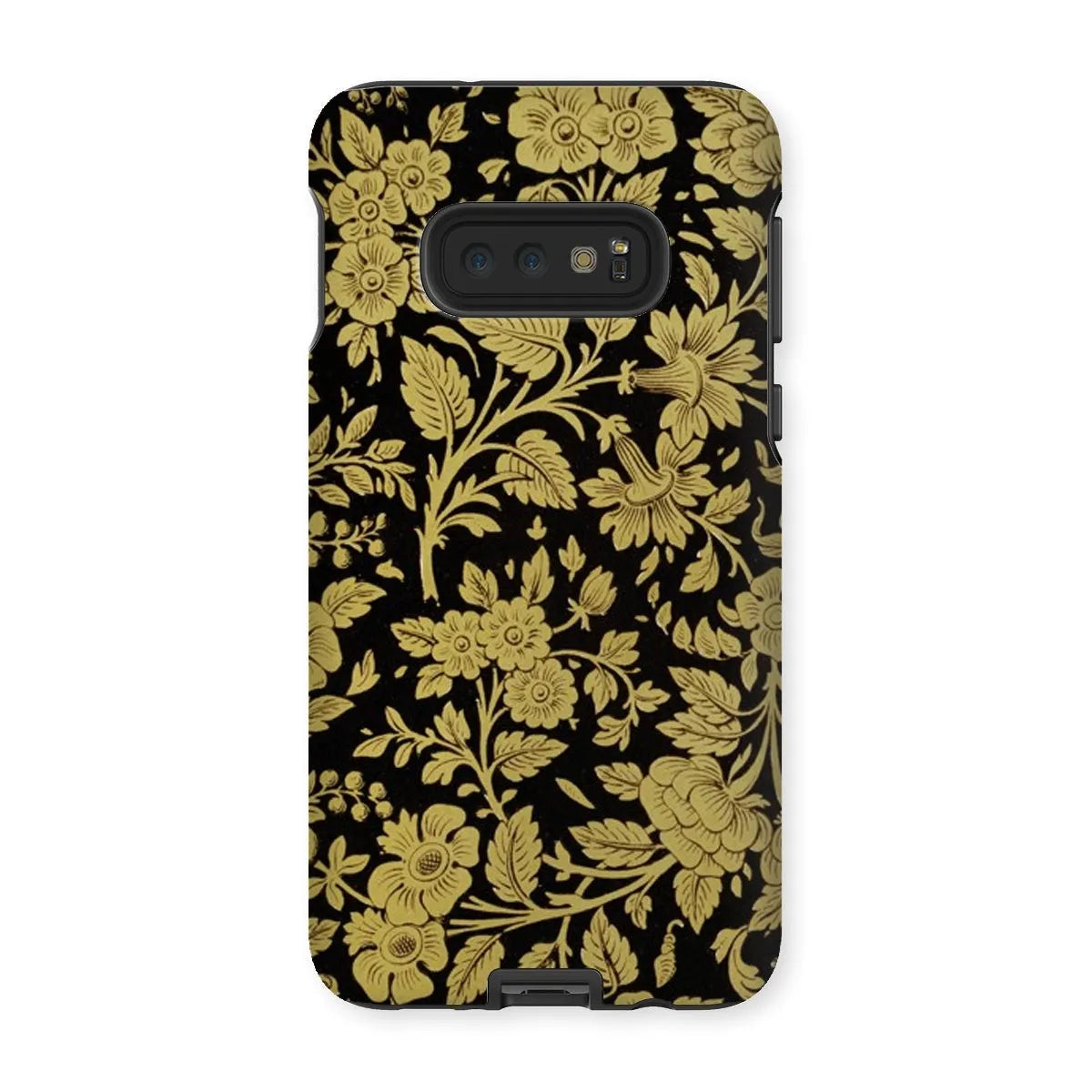 Indian Gold Lacquer - Aesthetic Pattern Art Phone Case - Samsung Galaxy S10e / Matte - Mobile Phone Cases - Aesthetic