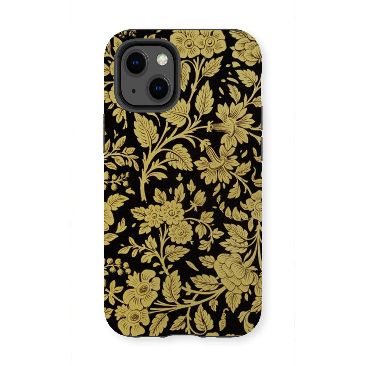 Indian Gold Lacquer - Aesthetic Pattern Art Phone Case - Iphone 13 Mini / Matte - Mobile Phone Cases - Aesthetic Art