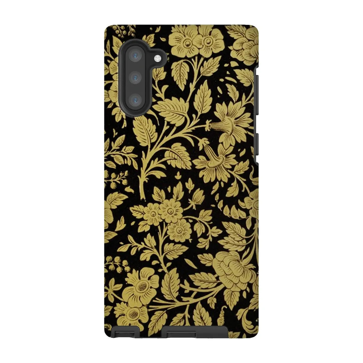 Indian Gold Lacquer - Aesthetic Pattern Art Phone Case - Samsung Galaxy Note 10 / Matte - Mobile Phone Cases