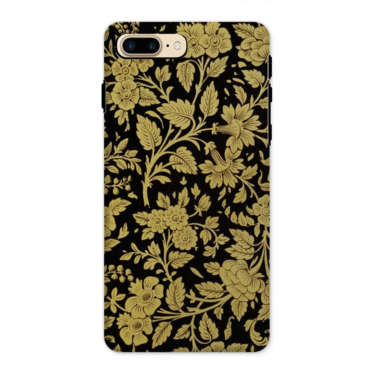 Indian Gold Lacquer - Aesthetic Pattern Art Phone Case - Iphone 8 Plus / Matte - Mobile Phone Cases - Aesthetic Art