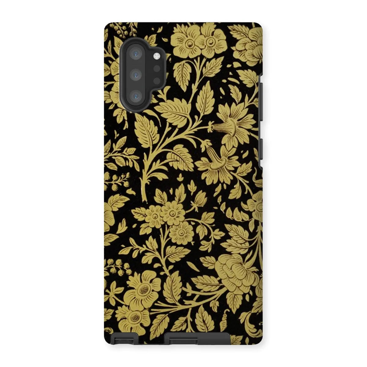 Indian Gold Lacquer - Aesthetic Pattern Art Phone Case - Samsung Galaxy Note 10p / Matte - Mobile Phone Cases