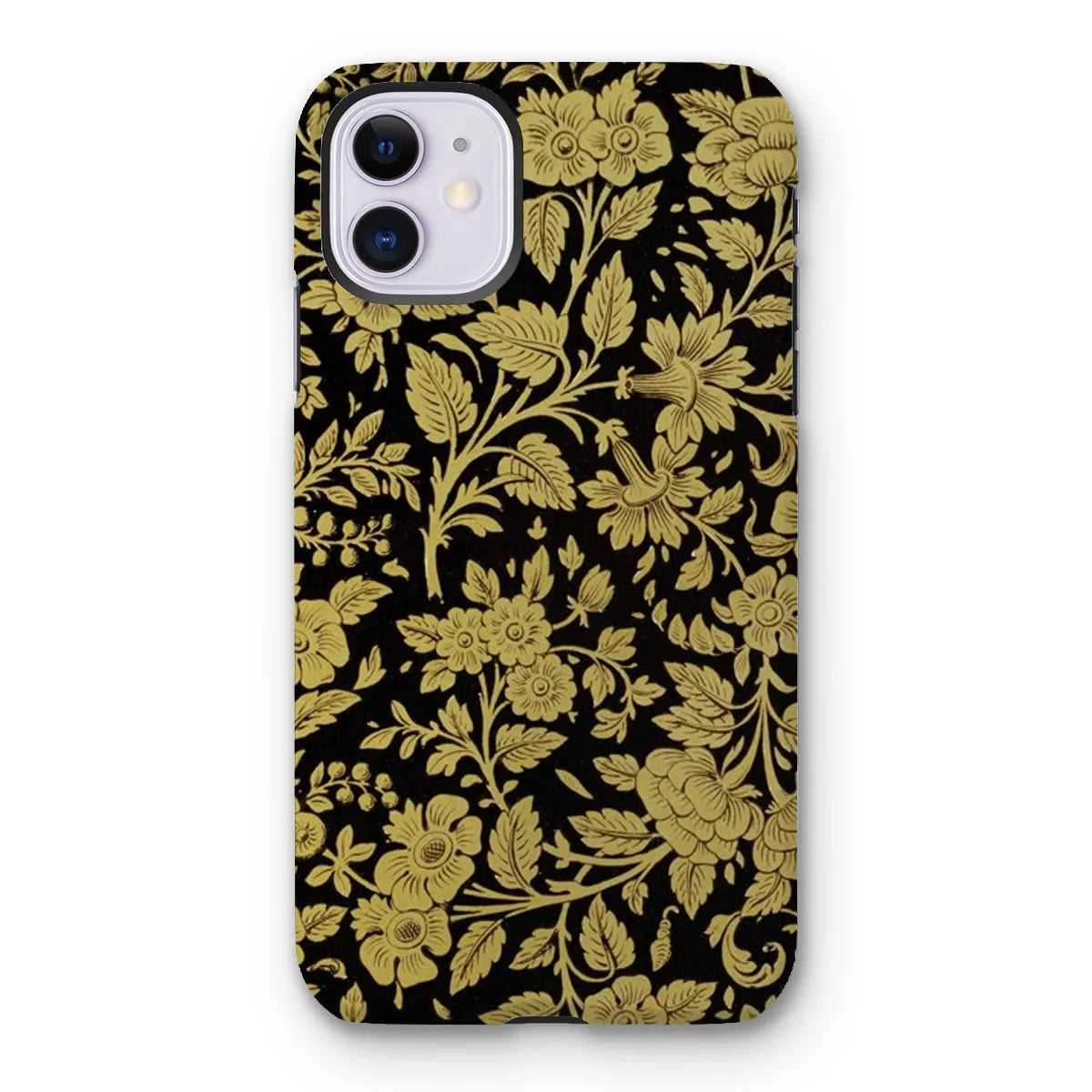 Indian Gold Lacquer - Aesthetic Pattern Art Phone Case - Iphone 11 / Matte - Mobile Phone Cases - Aesthetic Art