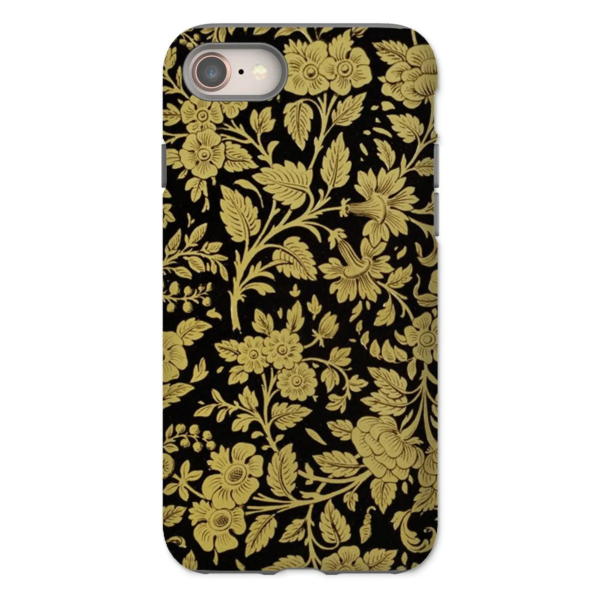 Indian Gold Lacquer - Aesthetic Pattern Art Phone Case - Iphone 8 / Matte - Mobile Phone Cases - Aesthetic Art