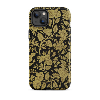 Indian Lacquerwork - Matthew Digby Wyatt Iphone Case, 14 Plus / Matte, Floral Patterned Phone Case