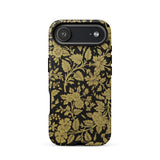 Indian Lacquerwork - Matthew Digby Wyatt Phone Case Iphone 17 Air / Matte Black Gold Floral Phone Case Classic Pattern Matthew Digby Wyatt,
