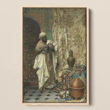 Inspection - Ludwig Deutsch Orientalism Art Print / Canvas, 12x18’’ / 31x46cm / Natural Frame, Posters Prints & Visual Artwork, Toby Leon