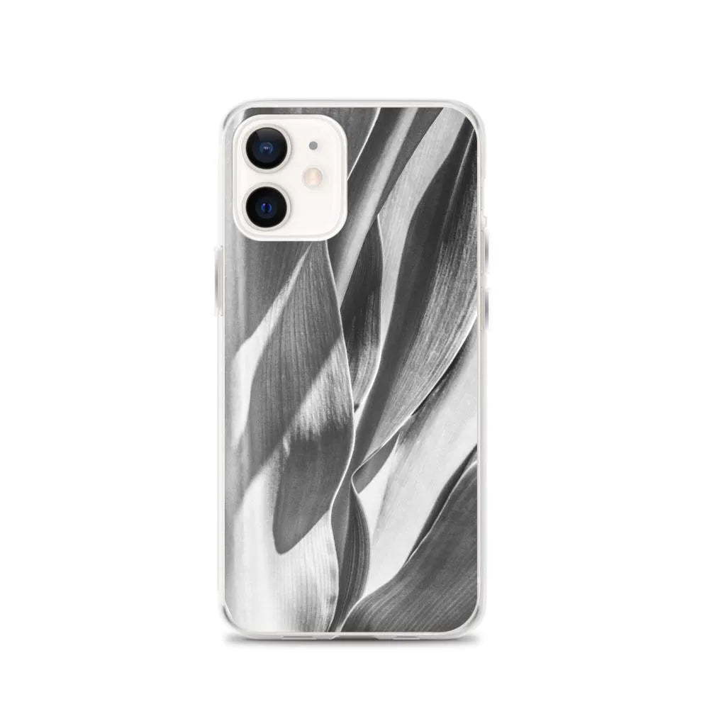 Into The Wild Botanical Art Iphone Case - Black And White - Iphone 12 - Mobile Phone Cases - Aesthetic Art