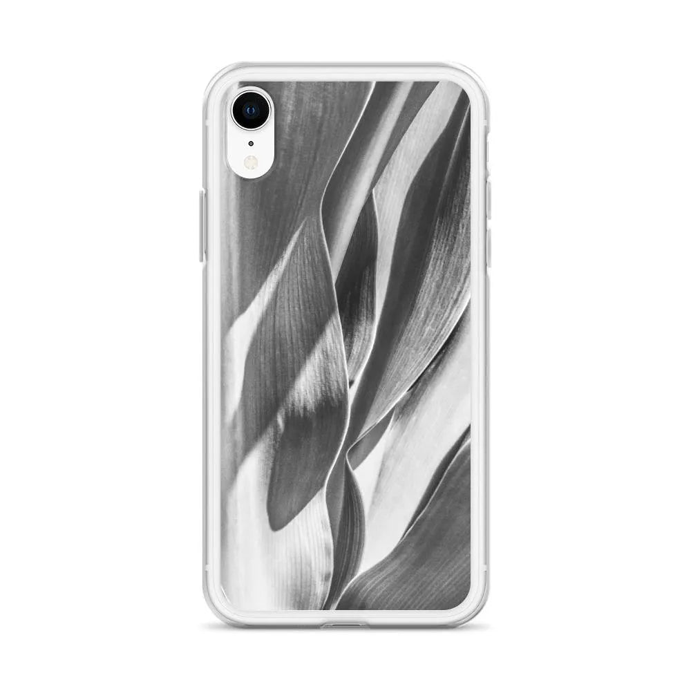 Into The Wild Botanical Art Iphone Case - Black And White - Mobile Phone Cases - Aesthetic Art