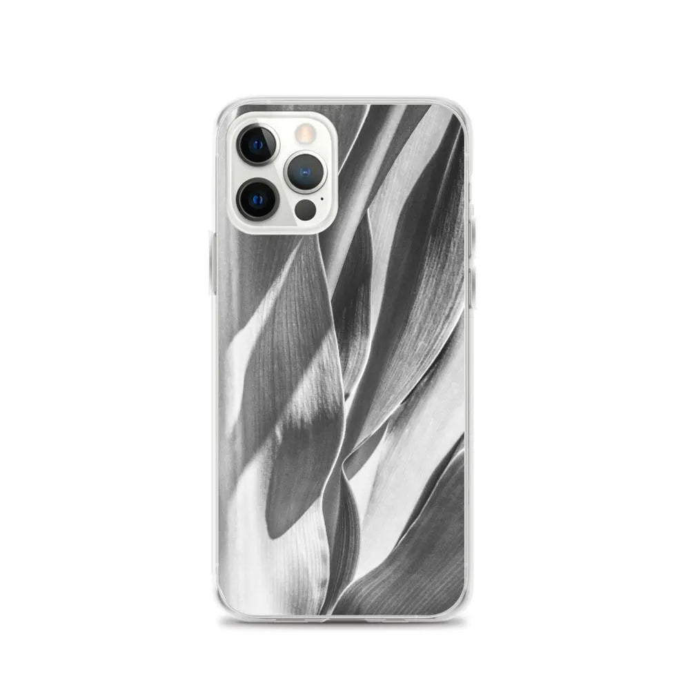 Into The Wild Botanical Art Iphone Case - Black And White - Iphone 12 Pro - Mobile Phone Cases - Aesthetic Art