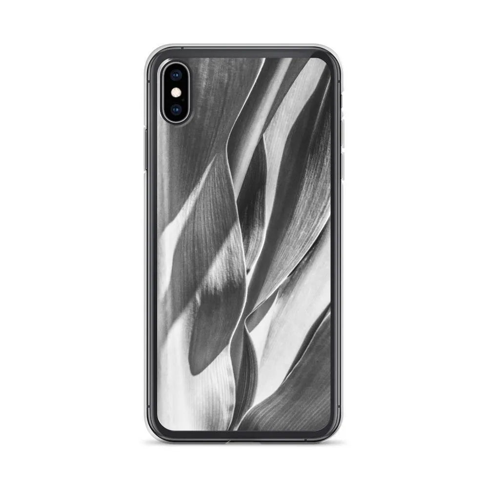 Into The Wild Botanical Art Iphone Case - Black And White - Iphone Xs Max - Mobile Phone Cases - Aesthetic Art