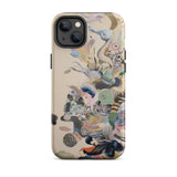 Into the Wild - Dreamy Botanical Art Phone Case Iphone 14 Plus / Matte Artistic Patterned Phone Case Dreamy Botanical Art, Psychedelic