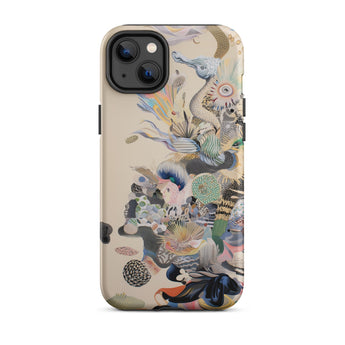 Into the Wild - Dreamy Botanical Art Phone Case Iphone 14 Plus / Matte Artistic Patterned Phone Case Dreamy Botanical Art, Psychedelic