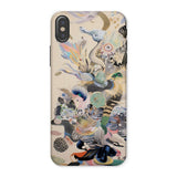 Into the Wild - Dreamy Botanical Art Phone Case Iphone x / Matte Abstract Art Phone Case Dreamy Botanical Art, Psychedelic Garden,